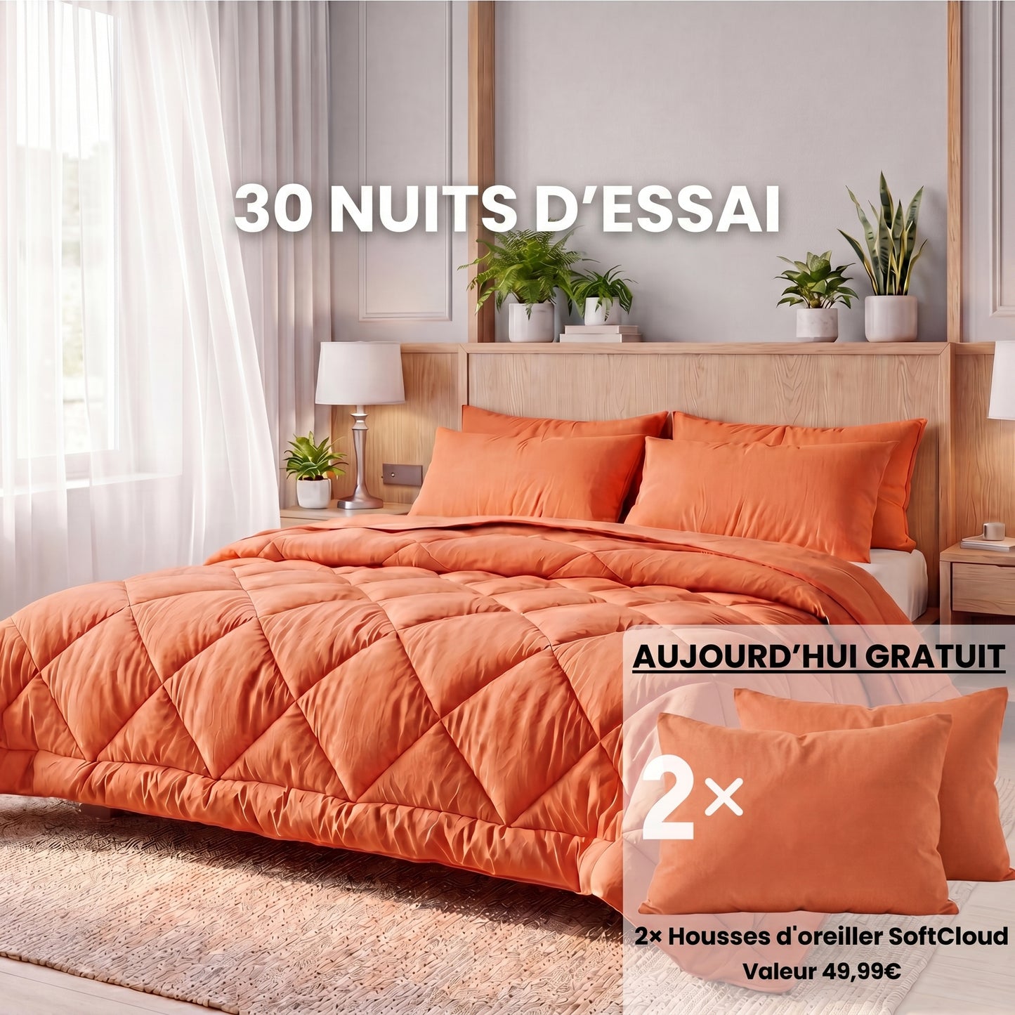 VitaSleep® – La couette 2 en 1 à séchage rapide qui élimine le besoin de housse.