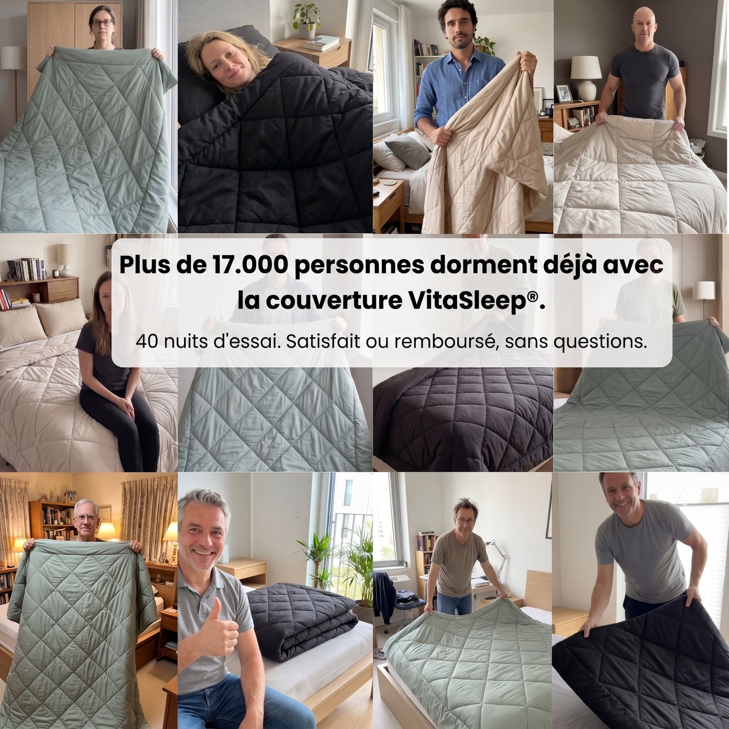VitaSleep® – La couette 2 en 1 à séchage rapide qui élimine le besoin de housse.