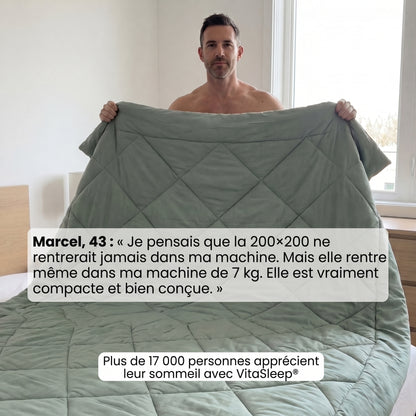 VitaSleep® – La couette 2 en 1 à séchage rapide qui élimine le besoin de housse.