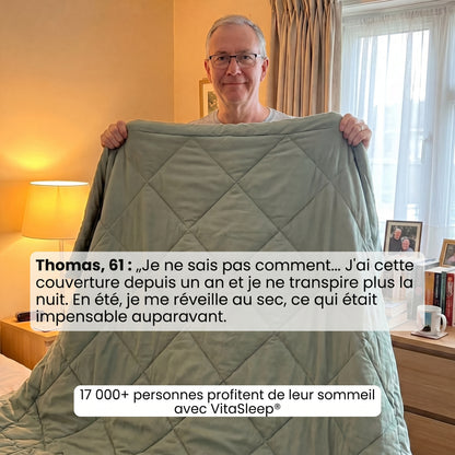 VitaSleep® – La couette 2 en 1 à séchage rapide qui élimine le besoin de housse.