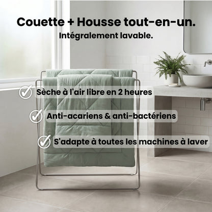 VitaSleep® – La couette 2 en 1 à séchage rapide qui élimine le besoin de housse.