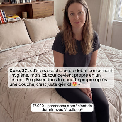 VitaSleep® – La couette 2 en 1 à séchage rapide qui élimine le besoin de housse.