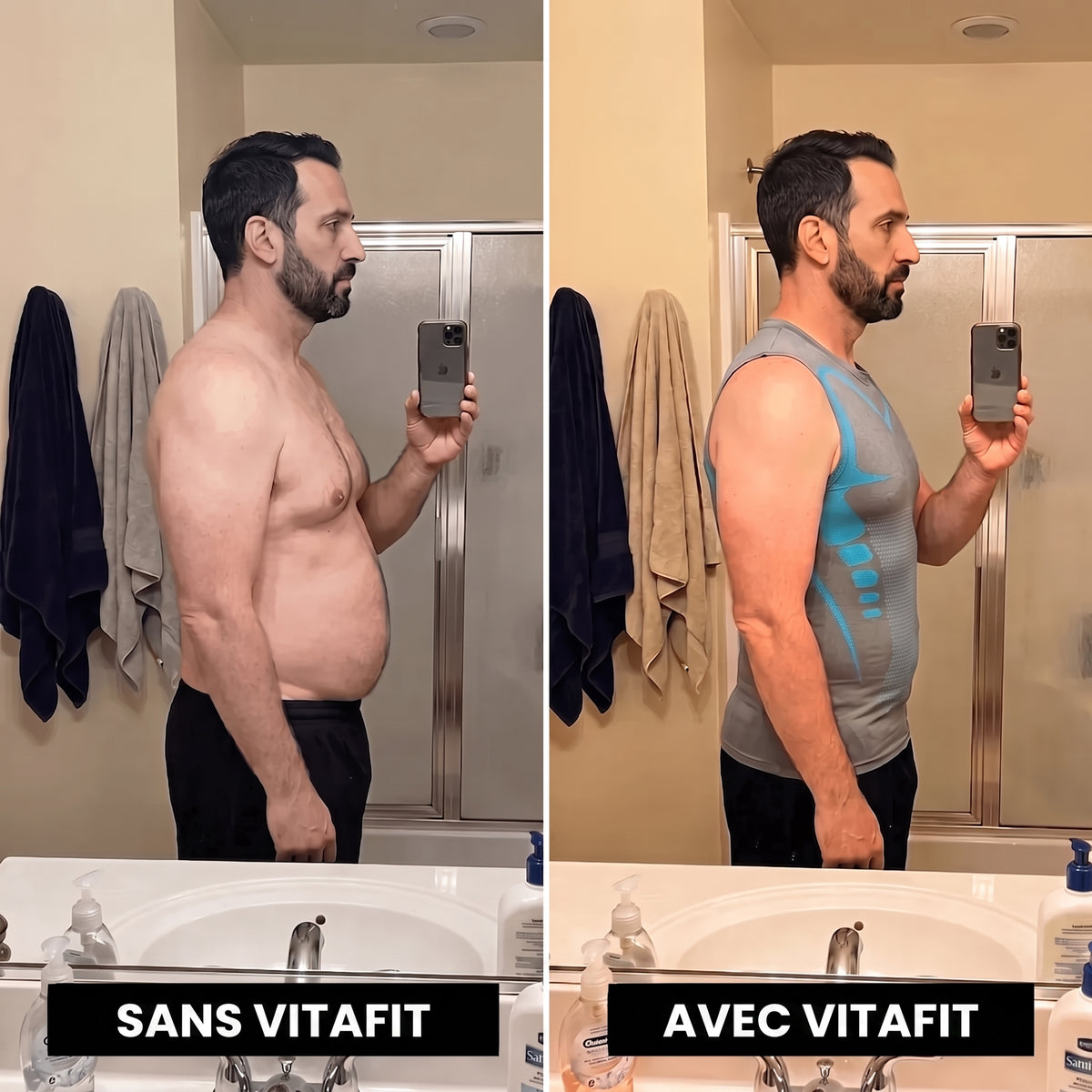 VitaFit | T-shirt de Compression Homme