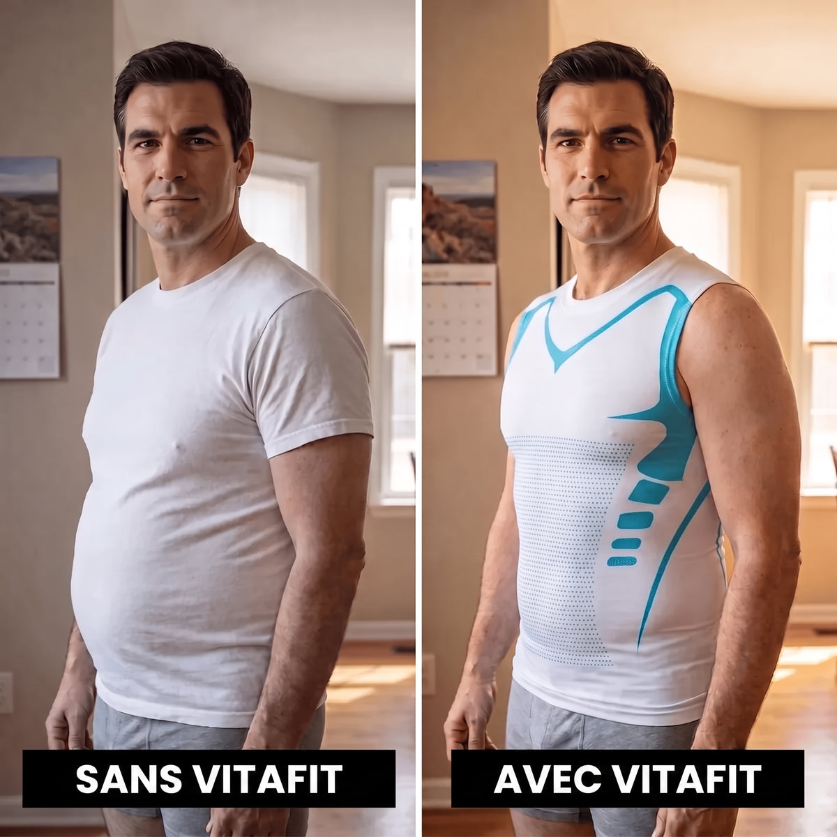 VitaFit | T-shirt de Compression Homme