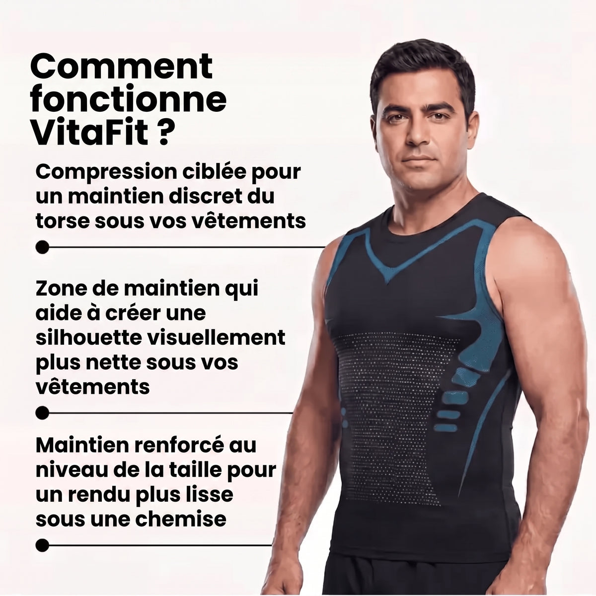 VitaFit | T-shirt de Compression Homme