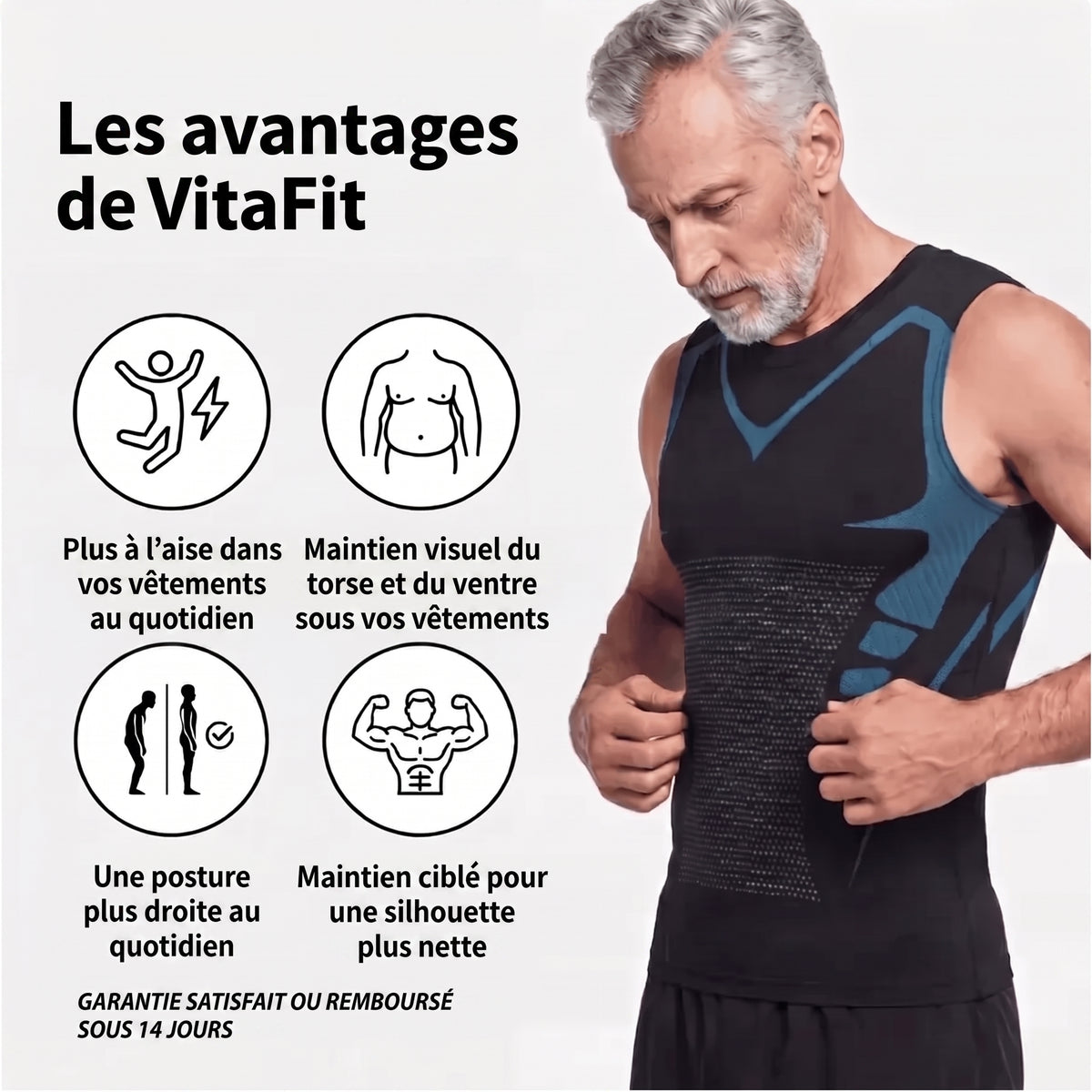 VitaFit | T-shirt de Compression Homme